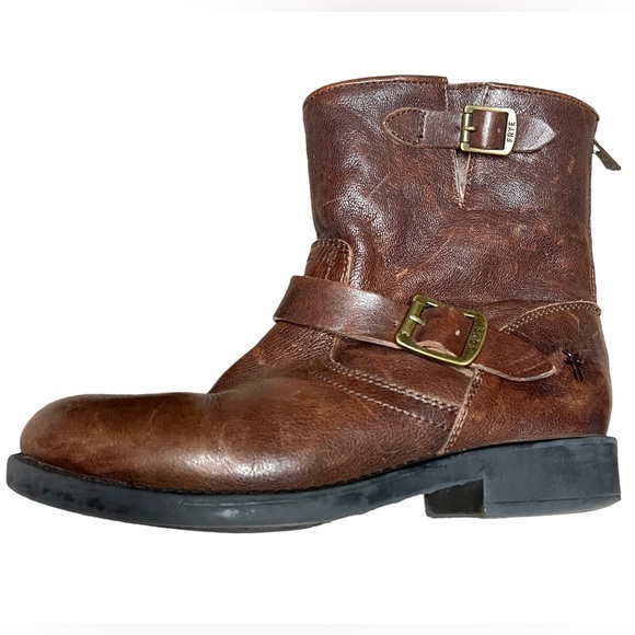 Frye Other - Frye Youth Girls Viki Fur Lined Leather Boots